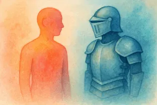 Illustration of alexithymia